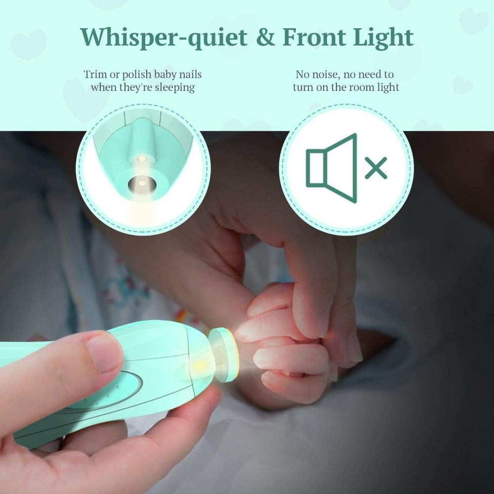 Premium LED Baby Nail Trimmer Kit