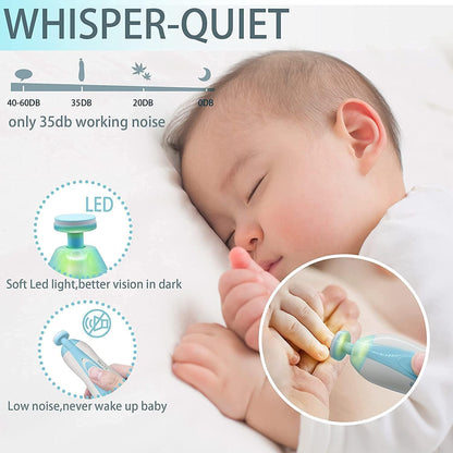 Premium LED Baby Nail Trimmer Kit