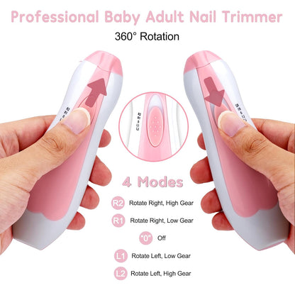 Premium LED Baby Nail Trimmer Kit